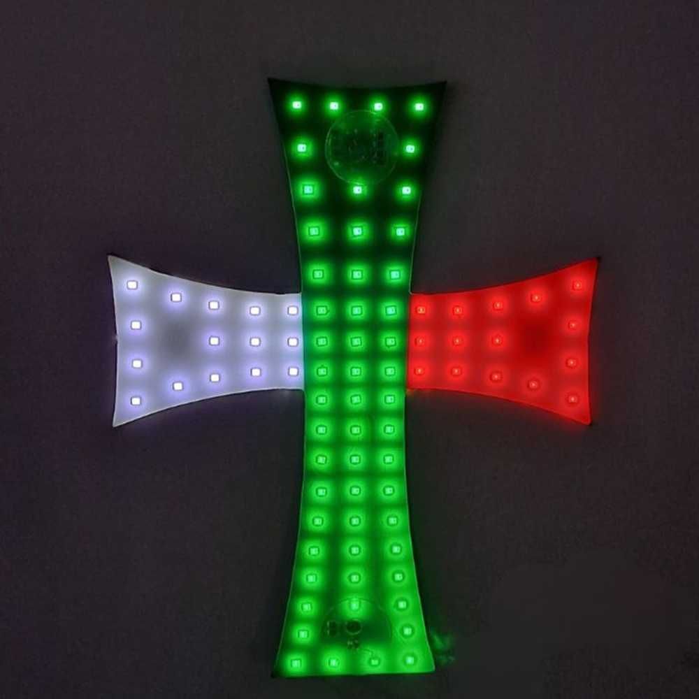 Светещ 84 LED диоден кръст за Kамион 12/24V - 3 цвята. - снимка 2