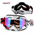 Професионални мотокрос очила VEMAR RACING - Червени - снимка 1