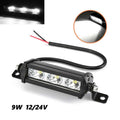 Мини 9W LED бар за осветление с 3 диода - 12/24V - снимка 1