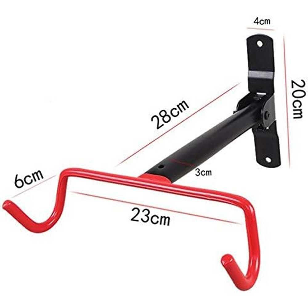Сгъваема стойка за стена за велосипеди до 30 кг. - снимка 5