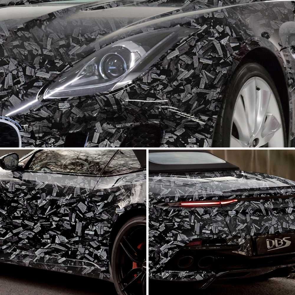 Висококачествено фолио Кован Carbon Silver за автомобил - 152х100см - снимка 6