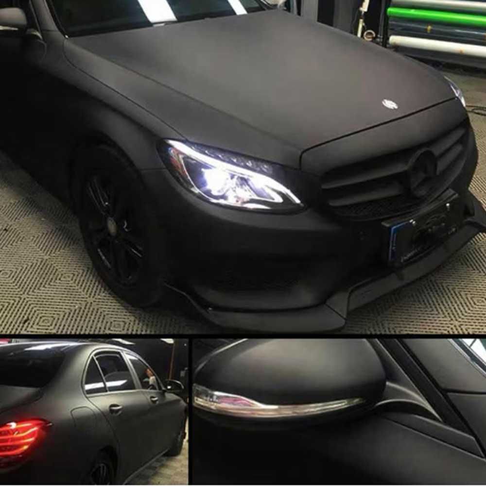 Автомобилно Фолио Черен Мат - 1.52 х 1 метър. - снимка 3