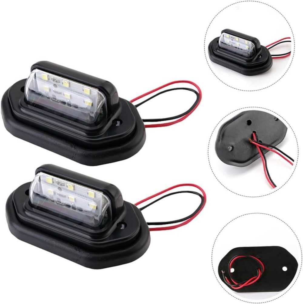 Комплект 2 броя LED светлини за регистрационен номер 12/24V - снимка 2