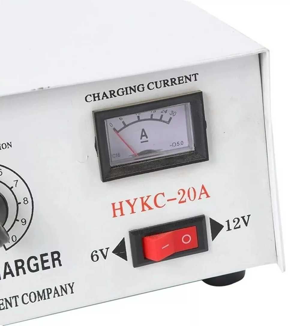 Зарядно устройство за акумулатор 20 AMP - 6V/12V - снимка 3