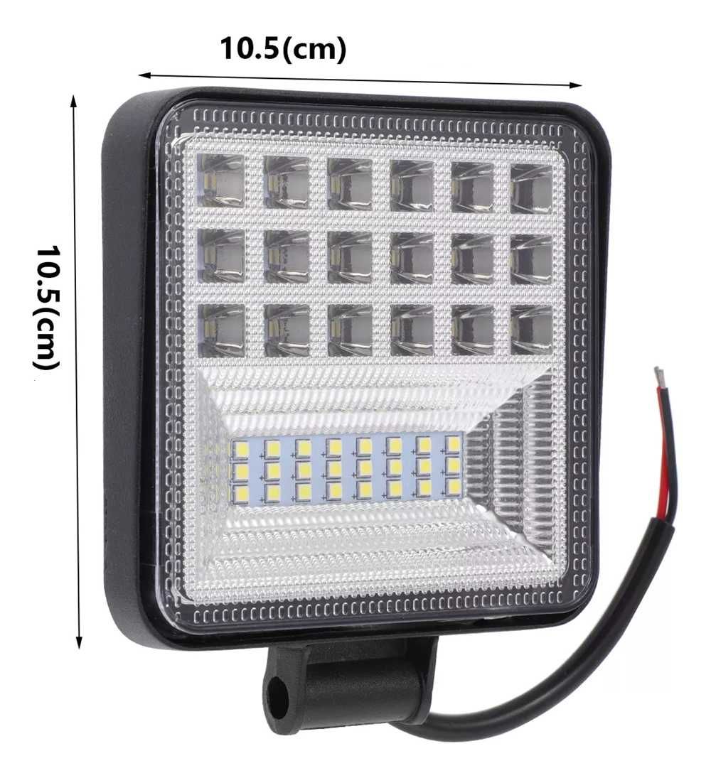 42 LED диоден халоген с бяла светлина - 126W/12v-24v. - снимка 4