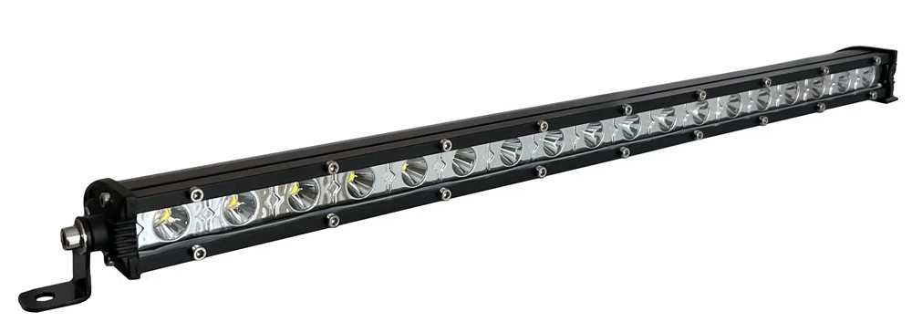 Едноредов SLIM 54W LED бар за осветление с 18 диода, 12/24V - 50 см. - снимка 7