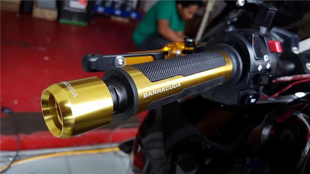 Универсални спортни ръкохватки (грипове) за мотор Barracuda Basic - Gold/Злато. - снимка 6