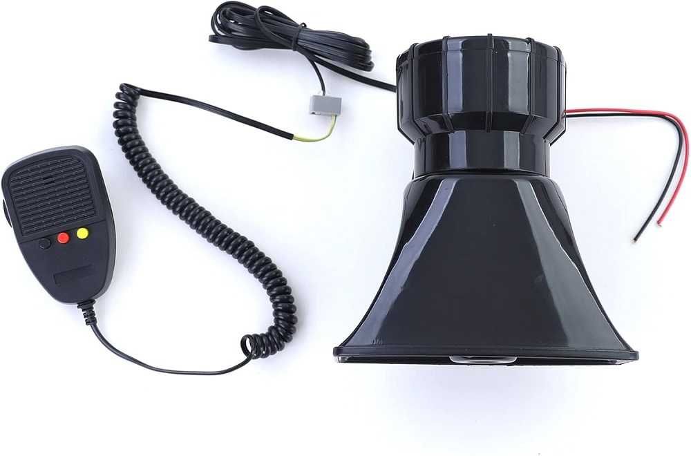 Сирена с микрофон 12V/50W - 3 различни мелодии 125dB - снимка 4