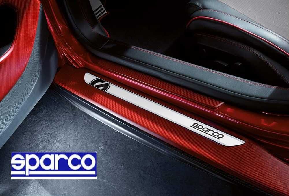 Комплект декоративни Лайсни за прагове Sparco -  2 броя - снимка 1