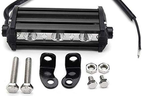 2 броя Мини 9W LED бар за осветление с 3 диода - 12/24V - снимка 2