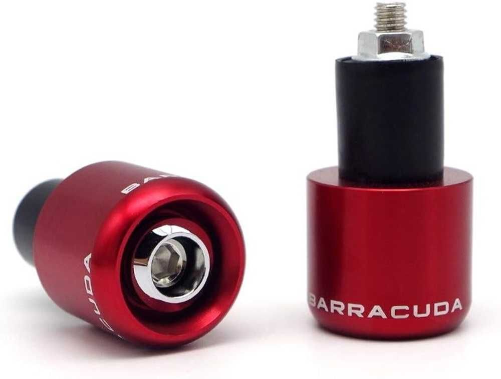 Универсални спортни ръкохватки (грипове) за мотор Barracuda Basic - Червени - снимка 4