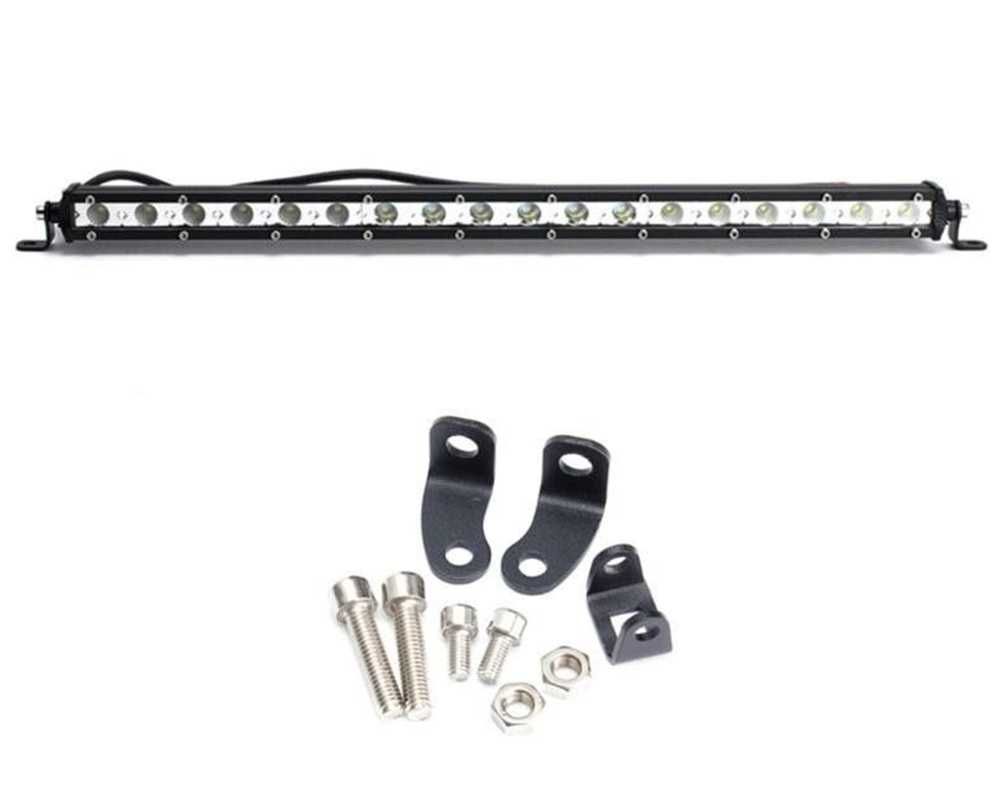 Едноредов SLIM 54W LED бар за осветление с 18 диода, 12/24V - 50 см. - снимка 3
