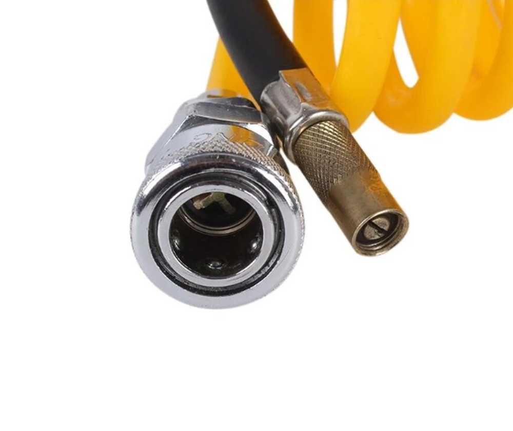 Метален двуцилиндров компресор за гуми , 12V, 150PSI, 10bar - снимка 5