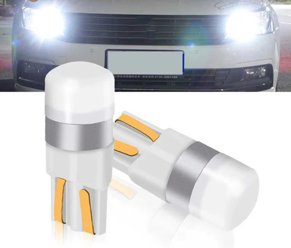 Комплект LED Диодни крушки тип Т10 - 6000K ( 2 броя ) - снимка 1