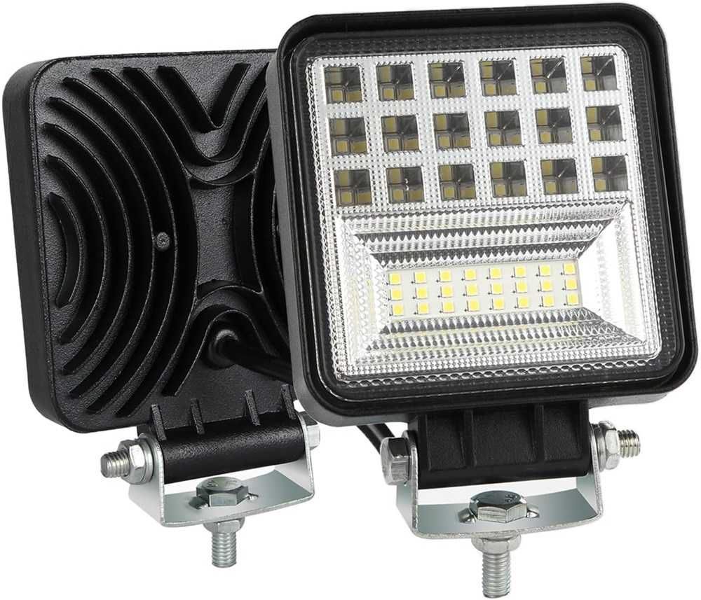 42 LED диоден халоген с бяла светлина - 126W/12v-24v. - снимка 1