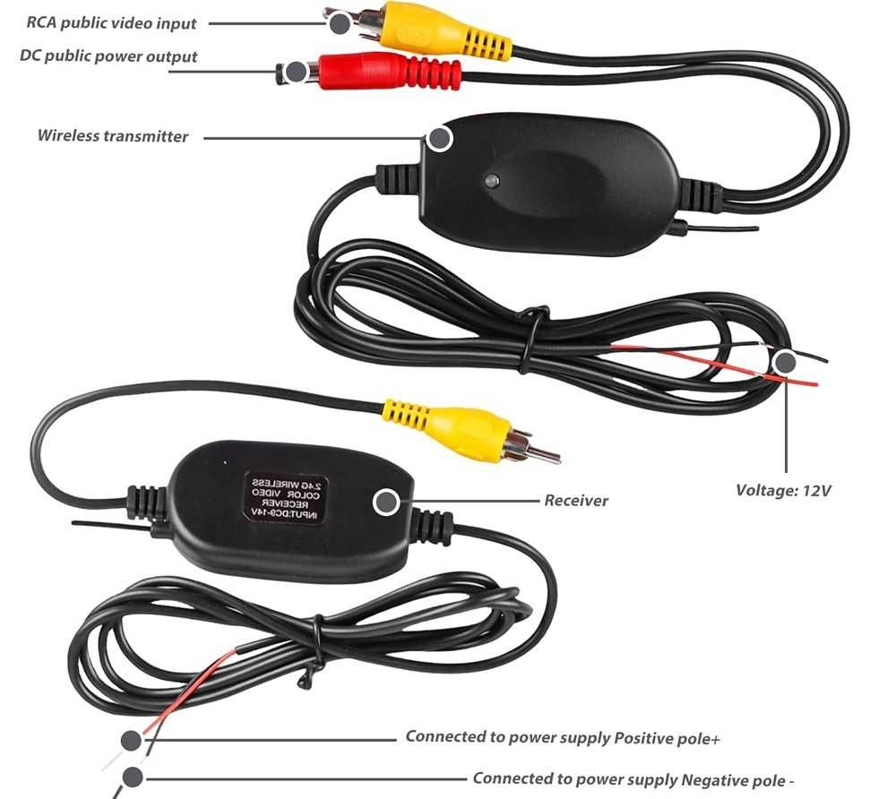 Модул за безжично Wi-Fi свързване на камера за обратно виждане 12V. - снимка 3