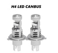 LED диодни крушки за фарове с Лупа - H4 CANBUS, 12V, 40W, 12 400LM - снимка 1