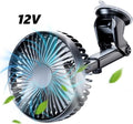 Вентилатор за кола с вакуум и регулируемо рамо – 12V (13 см) - снимка 1
