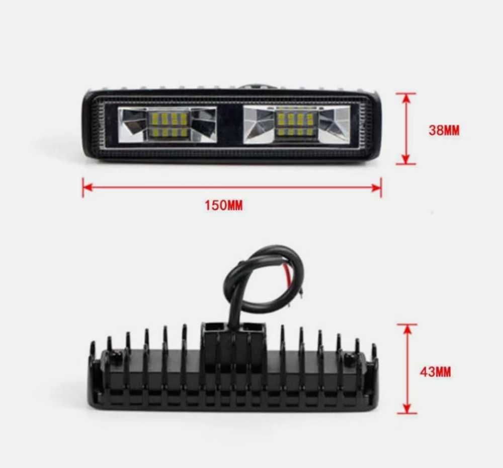 18W Халоген Диоден 16 LED - 12/24V - снимка 4