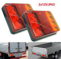 Комплект LED Диодни стопове, 12/24V - 120x95x23 мм, IP65 - снимка 1