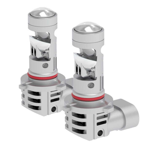 LED диодни крушки за фарове с Лупа - 9005 CANBUS, 12V, 40W, 12 400LM - снимка 2