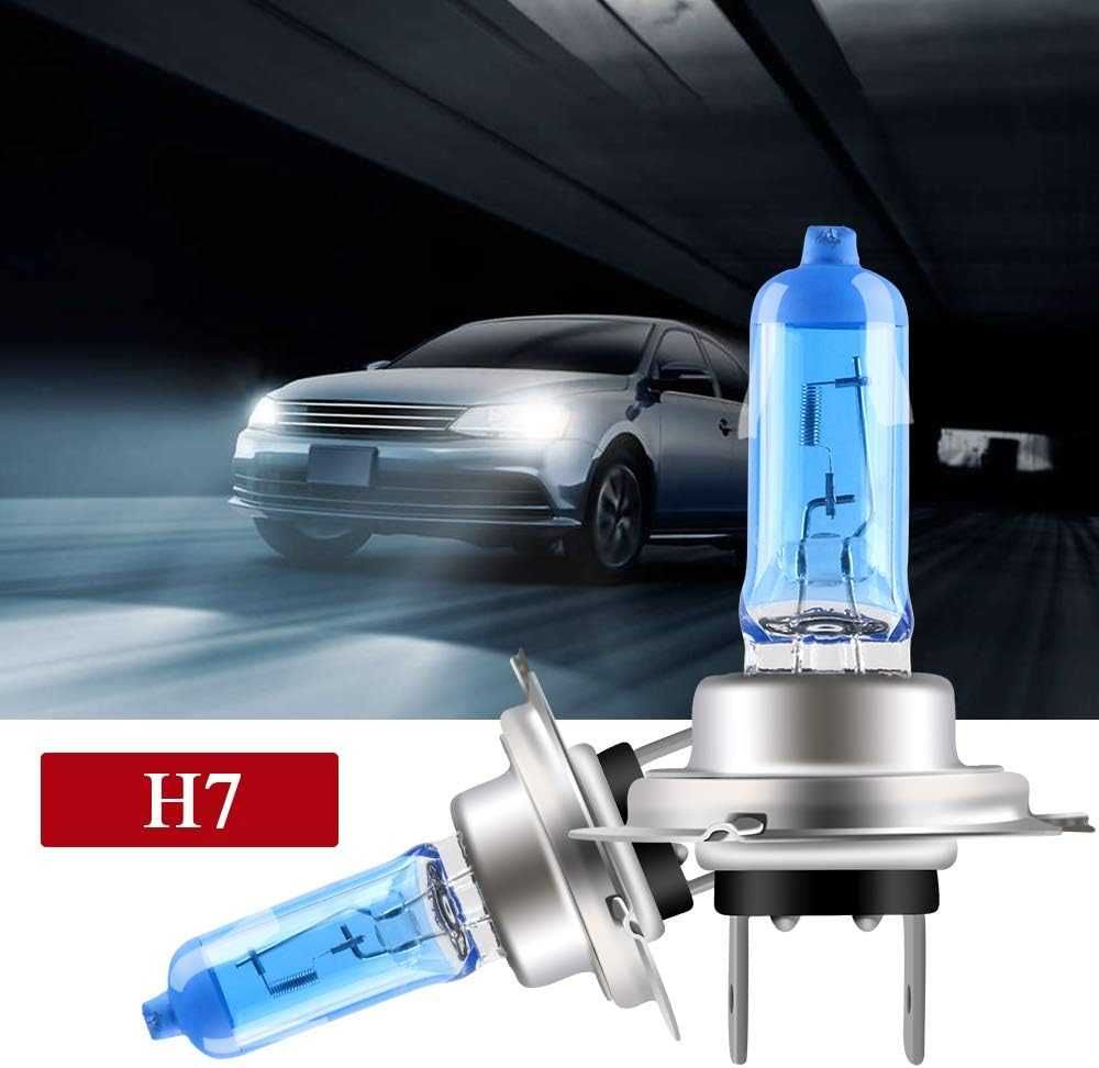 Халогенни крушки с Ксенон ефект 12V/H7/55W - комплект 2 броя. - снимка 1