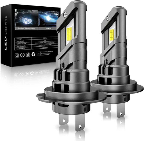 100W LED Мини Диодни крушки H7 12V +300% Светлина. - снимка 1