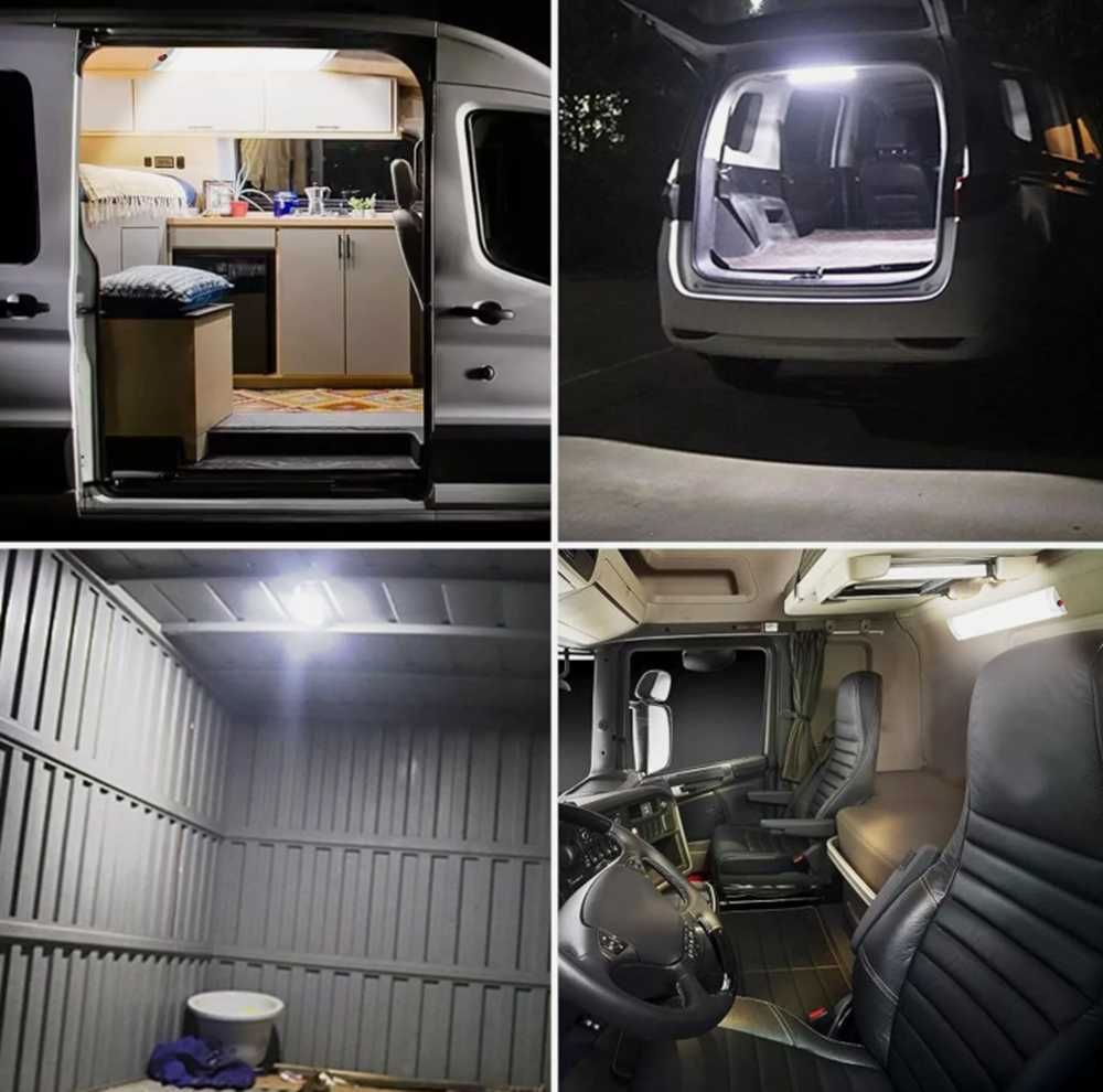LED Плафон/Интериорна диодна лампа 12V за Автомобил, Бус. - снимка 3