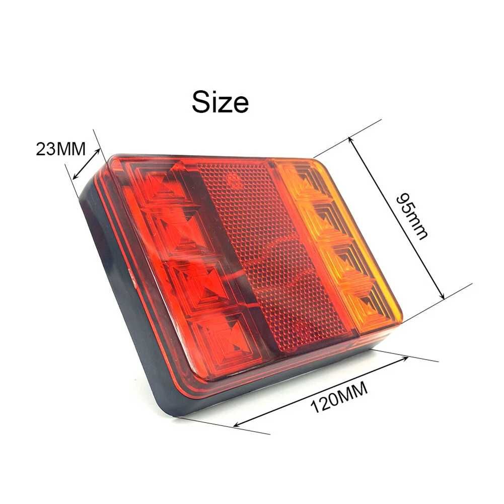 Комплект LED Диодни стопове, 12/24V - 120x95x23 мм, IP65 - снимка 4