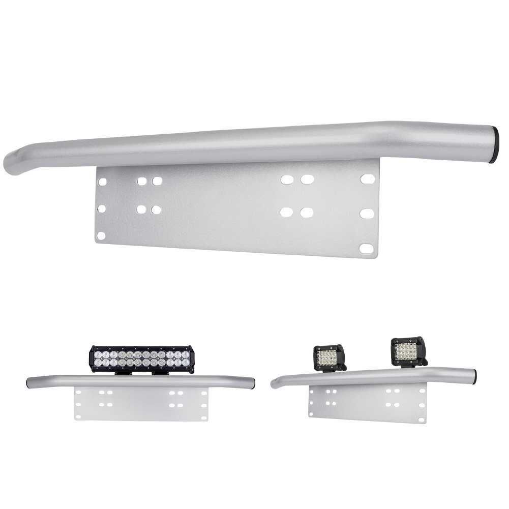 Стойка метална за Халогени/LED бар - Сива - снимка 4