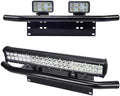 Стойка метална за Халогени/LED бар - Черна. - снимка 1