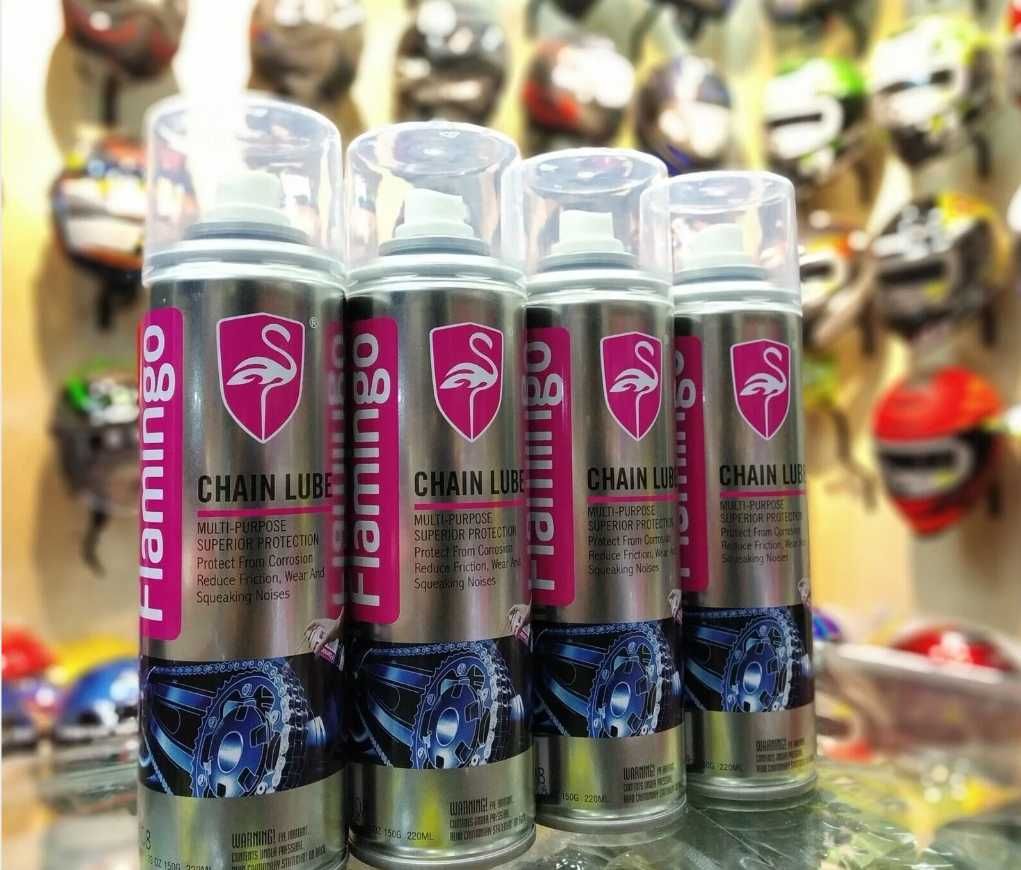Спрей за смазване на Мото вериги Flamingo 220ml. - снимка 4