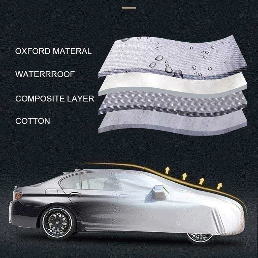 Защитно покривало PEVA + PP памук за автомобили с UV защита - S до 3XL - снимка 2
