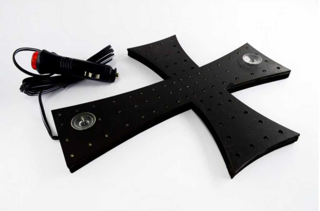 Светещ 81 LED диоден кръст за Kамион 24V - 3 цвята. - снимка 5
