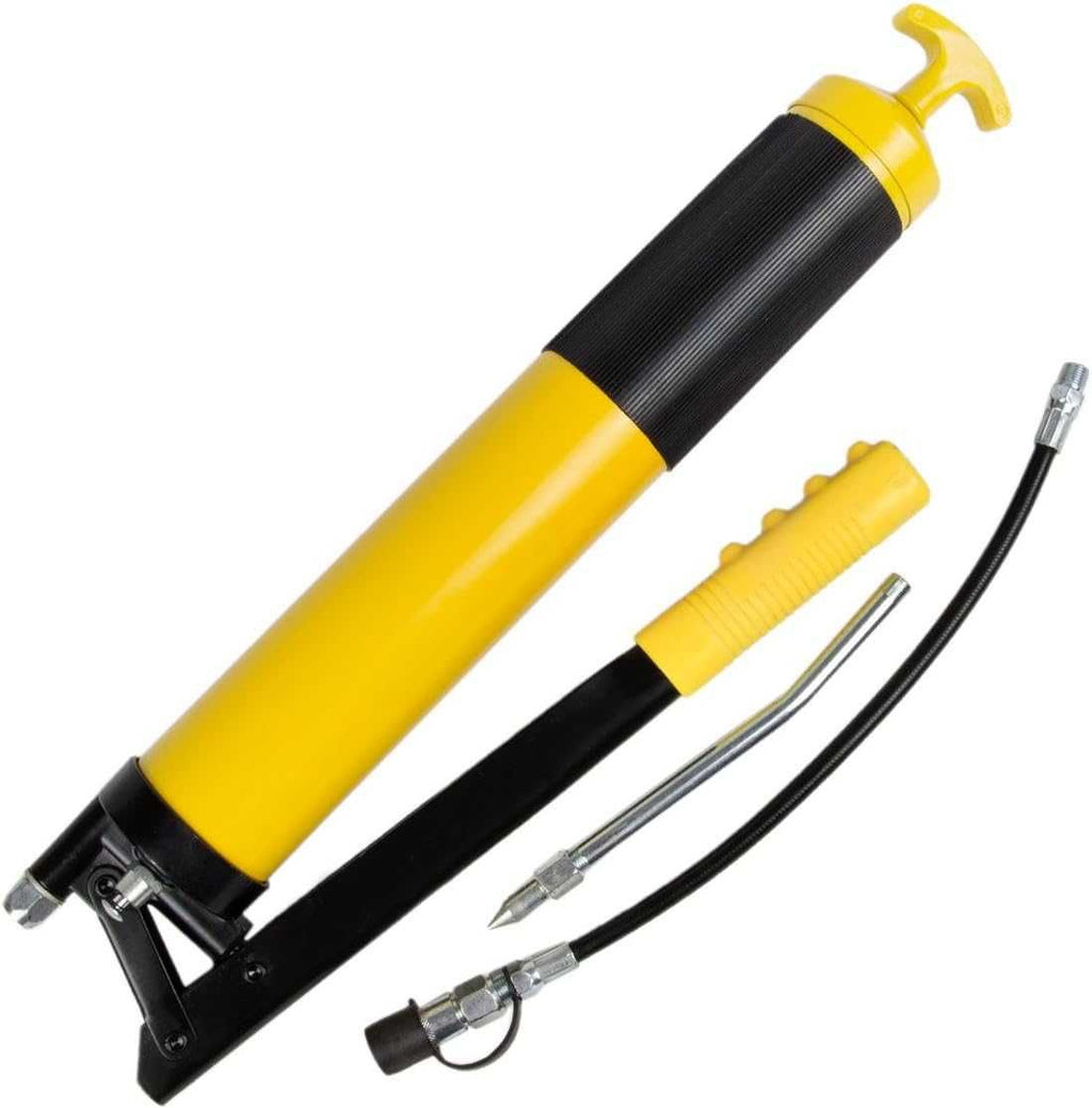 Професионален ръчен такаламит за грес с два накрайника - JMS 500ml. - снимка 9