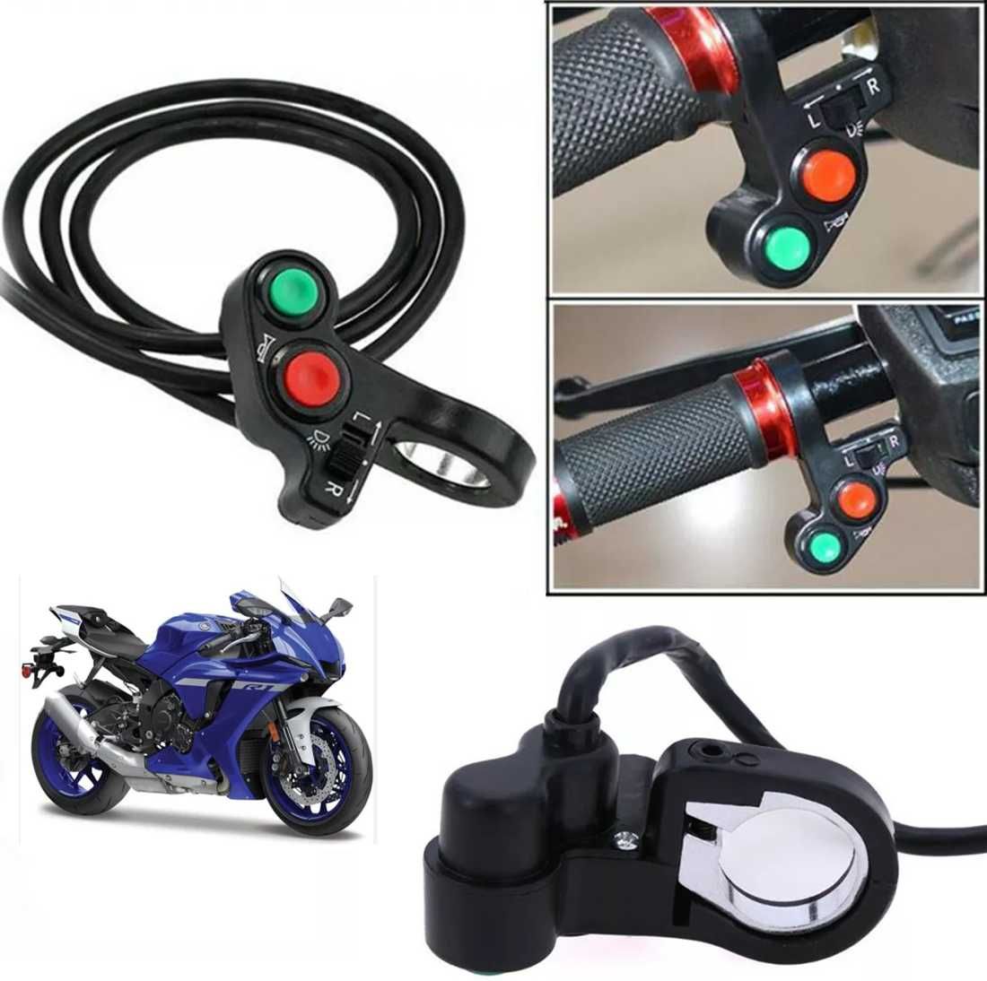 Ключ/превключвател за кормилото на мотоциклет - 22мм 7/8" - снимка 1