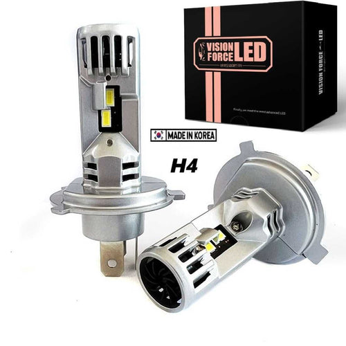 LED 30W Мини Диодни крушки H4, 12V, Canbus - 30% повече светлина. - снимка 1