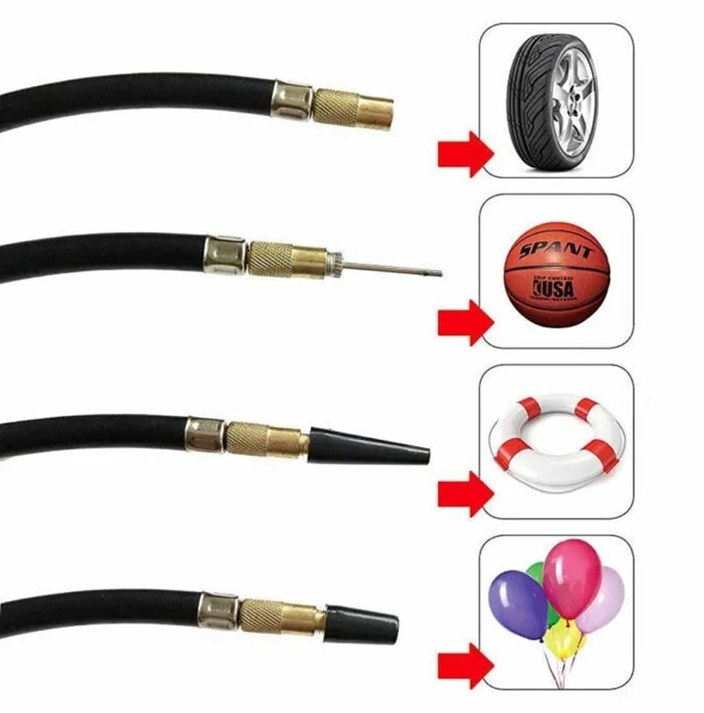 Метален компресор с манометър за гуми - 12V/120W - снимка 9