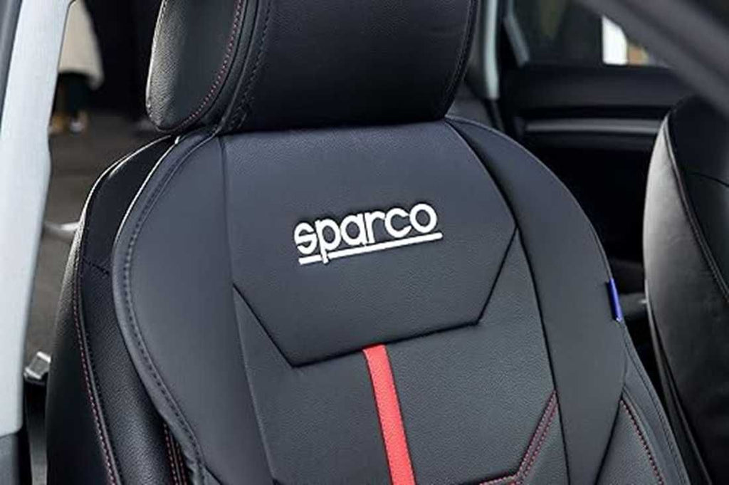 Универсална подложка за седалка Sparco - Черно/Червено. - снимка 4