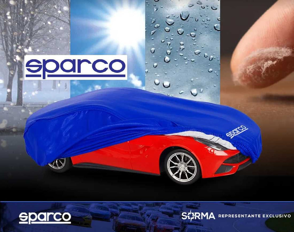 Водоустойчиво покривало за автомобил Sparco с 4 размера - М/L/XL/XXL - снимка 2
