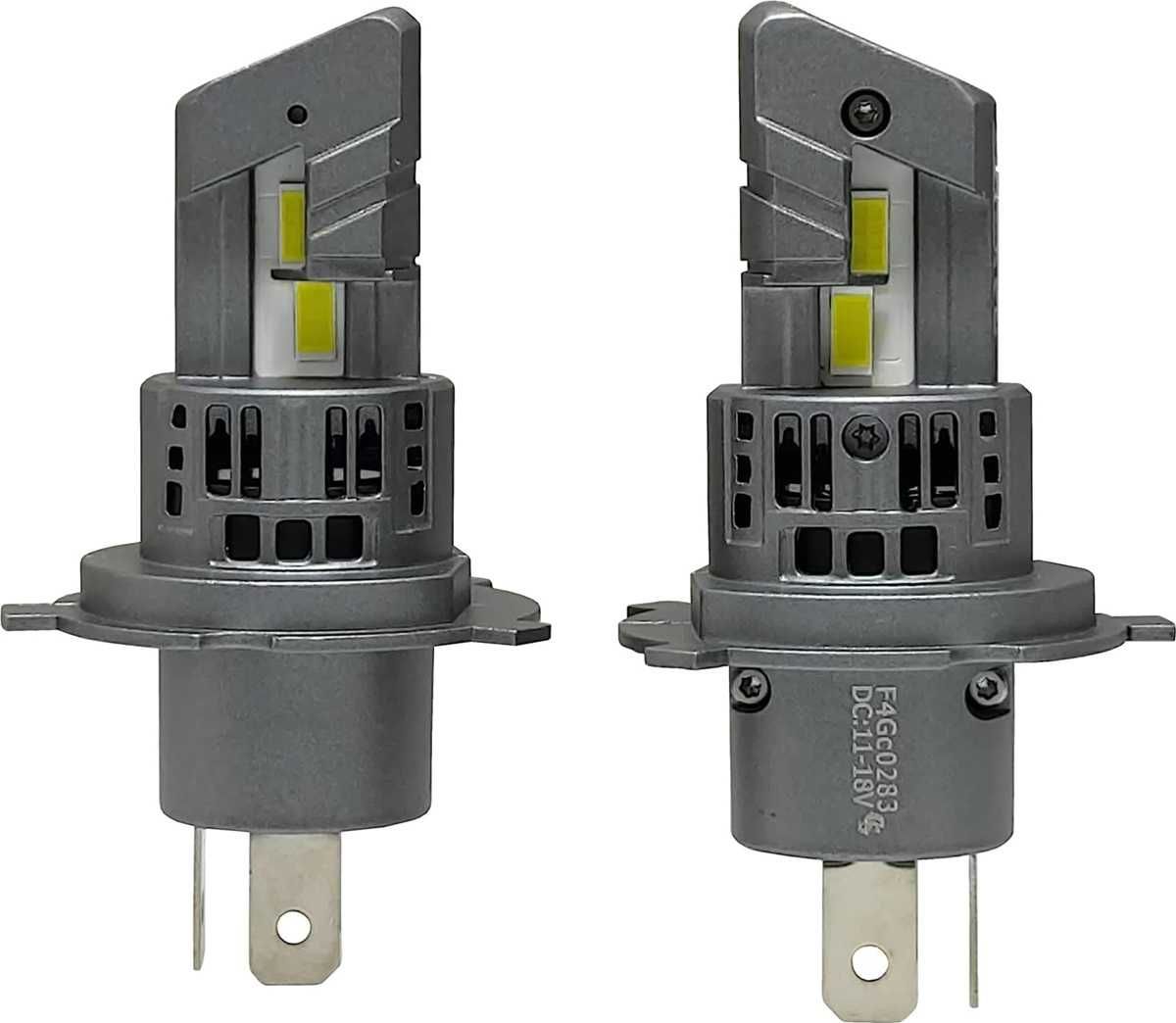 60W LED Мини Диодни крушки H4 12V - 6500K - снимка 2