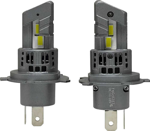 60W LED Мини Диодни крушки H4 12V - 6500K - снимка 2