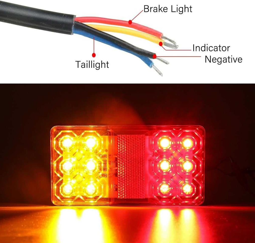 Комплект LED стопове за Ремарке и Каравана 12V - 150/80/22мм. - снимка 5