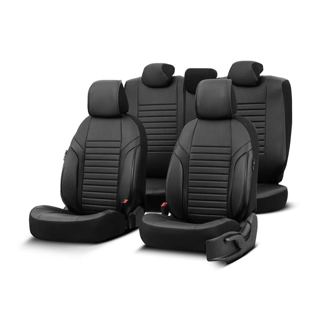 Универсална Кожена Тапицерия за кола OtoM Design Coral - 11 части - снимка 1