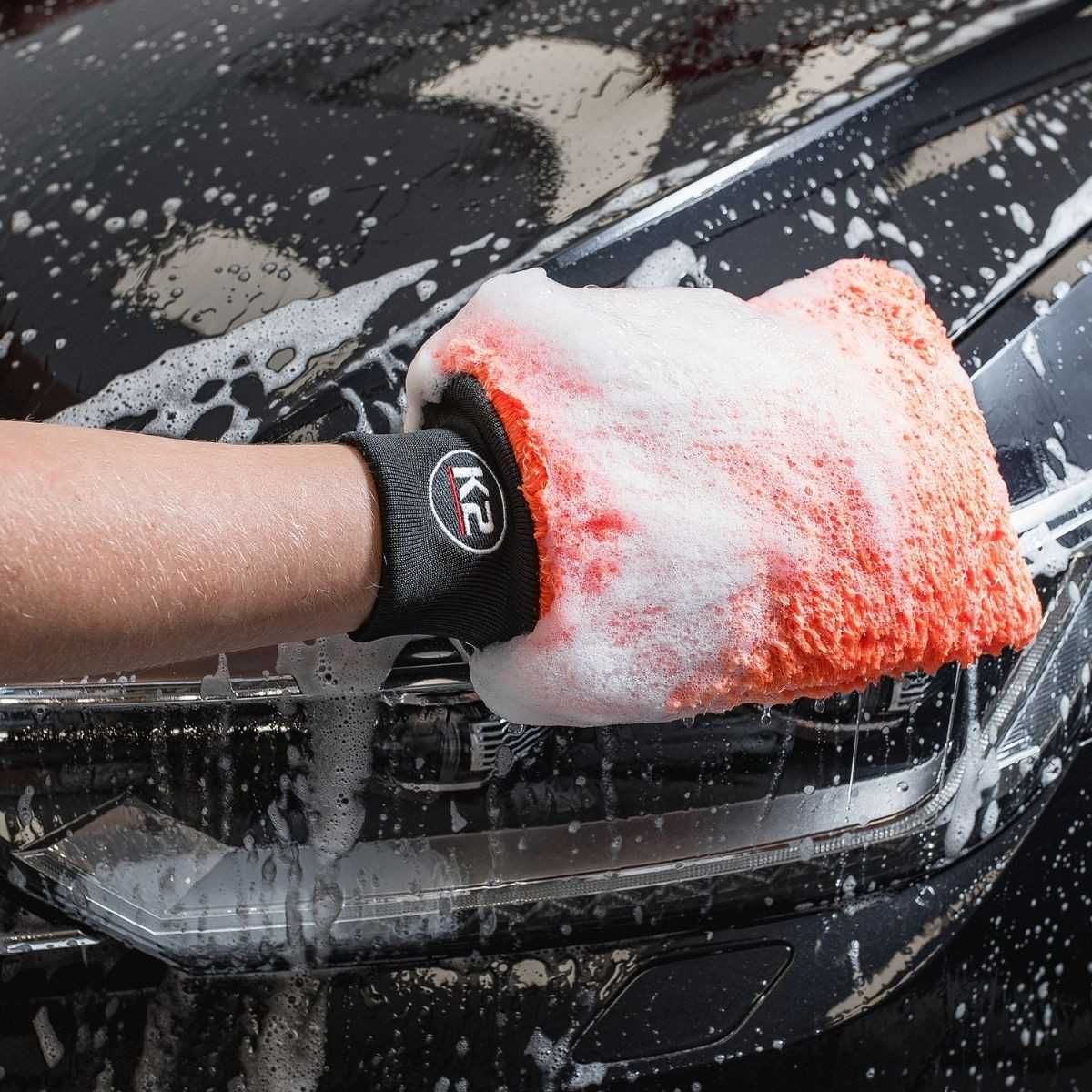 Микрофибърна ръкавица за миене на автомобили K2 Wash Mitt. - снимка 2