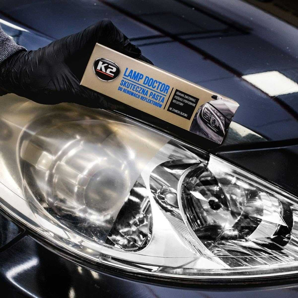 Паста за възстановяване на фарове K2 Lamp Doctor Pro - 60 гр. - снимка 2