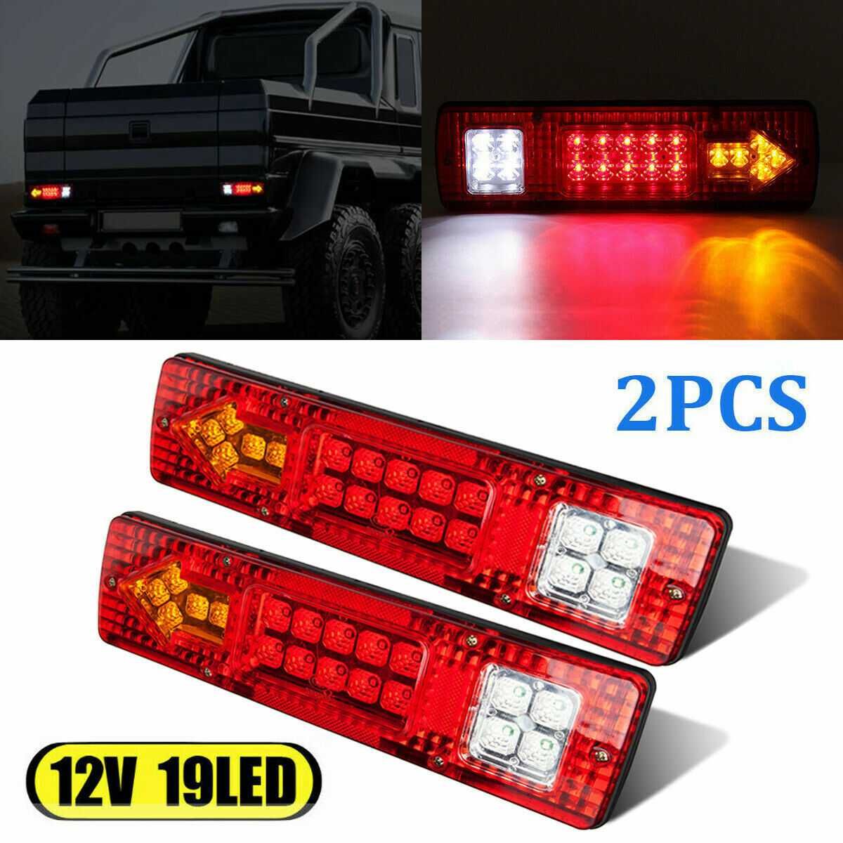 Универсални 12V/19 LED стопове за ремарке, бус, платформа. - снимка 1