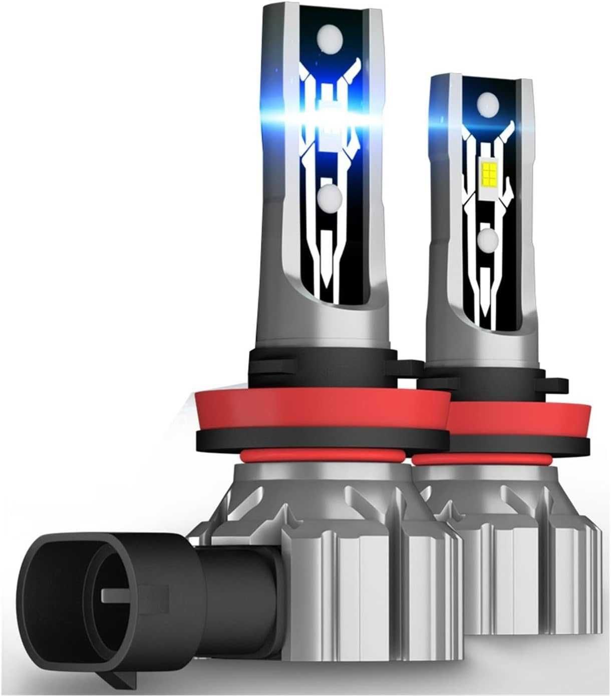 Комплект LED диодни крушки H11 - 35W 12V - 6000к - снимка 2