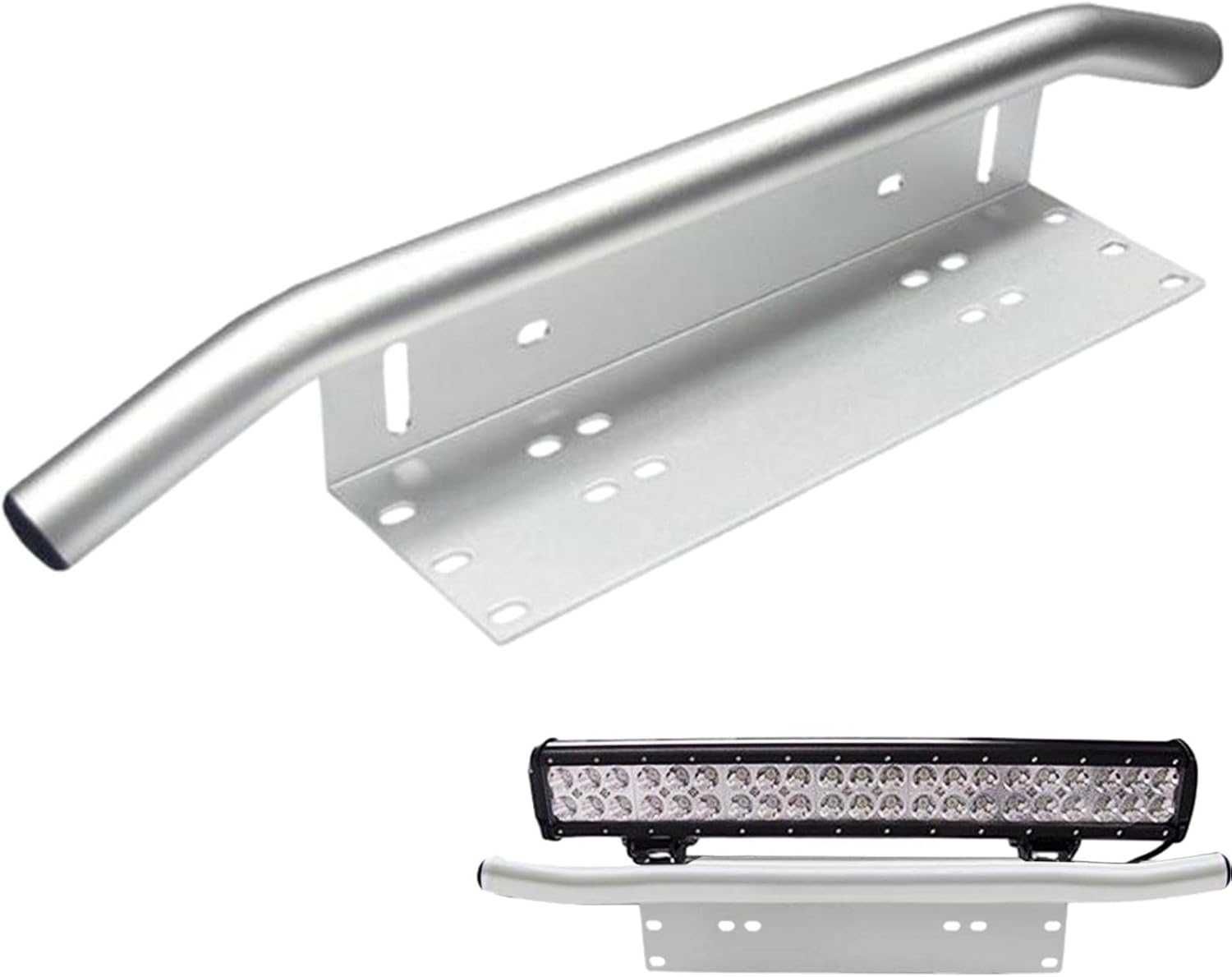 Стойка метална за Халогени/LED бар - Сива - снимка 6