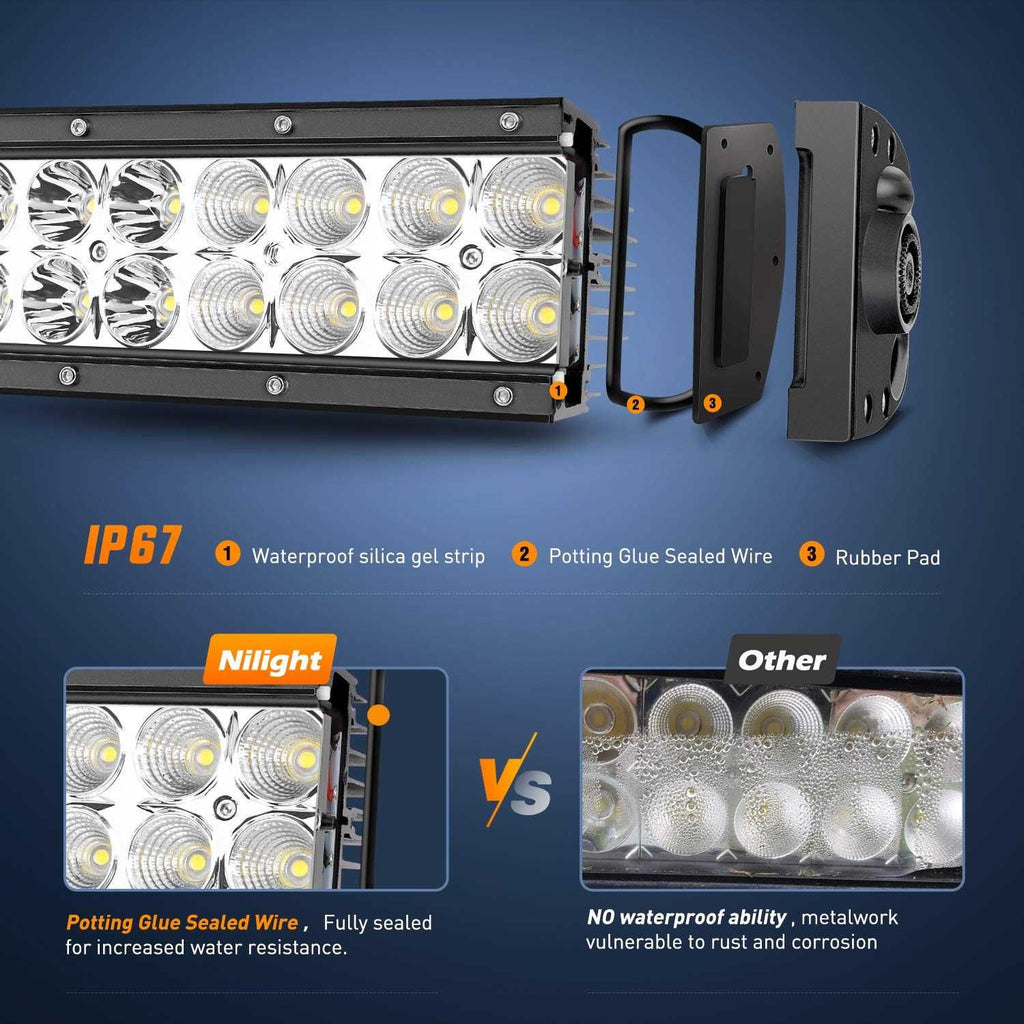 120w Мощен LED Бар Диоден 54см - 12V/24V - снимка 6